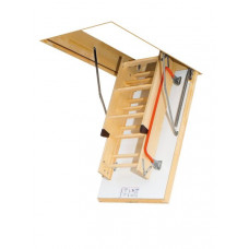Чердачная лестница Fakro LTK термоизоляционная деревянная складная 70x100/280 см (Факро)