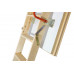 Чердачная лестница Fakro LTK термоизоляционная деревянная складная 70x130/280 см (Факро)
