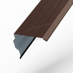 Планка торцевая Металл Профиль 90х115х2000 мм Полиэстер (PE) 0,45 мм RAL 8017 шоколадно-коричневый