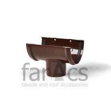 Воронка желоба FarAcs коричневый 125x82 (Фаракс)