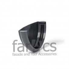 Заглушка желоба универсальная FarAcs серый 125x82 (Фаракс)