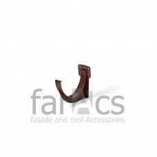 Кронштейн желоба ПВХ FarAcs коричневый 125x82 (Фаракс)