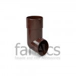 Слив трубы FarAcs коричневый 125x82