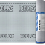 Пароизоляционная пленка теплоотражающая армированная Delta Reflex 75 м² (1,5 м х 50 м)