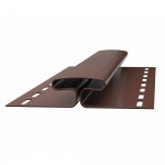 H-профиль соединительный пластиковый (ПВХ) Технониколь цвет Каштан (RAL 8017 шоколадно-коричневый) 3000 x 78 x 23 мм