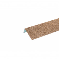 Наличник оконный металлический (гранулят) Технониколь Hauberk цвет песчаный 50х100х1250 мм