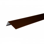 Наличник оконный металлический (полиэстер) Технониколь Hauberk цвет коричневый 50х100x1250 мм