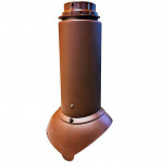 Выход канализации Krovent Pipe-VT 110/125 мм изолированный коричневый