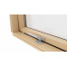 Мансардное окно RoofLITE+ Slim Pine DPY B900 M6A деревянное с однокамерным стеклопакетом 78 x 118 см (Руфлайт+)