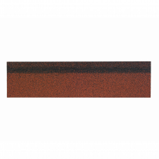 Коньково-карнизная, Технониколь Shinglas Красный микс 253x1003x66 мм (5 м2/уп) (Tehnonikol)