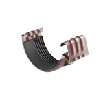 Соединитель желобов ТРИТОН ЕВРО Полиэстер (PE) 135/100 мм RAL 8017 шоколадно-коричневый