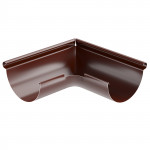 Угол желоба 90° наружный ТРИТОН ЕВРО Полиэстер (PE) 135/100 мм RAL 8017 шоколадно-коричневый