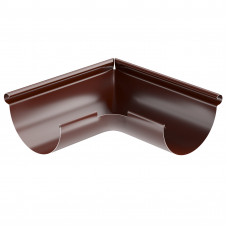 Угол желоба 135° наружный ТРИТОН ЕВРО Полиэстер (PE) 135/100 мм RAL 8017 шоколадно-коричневый (Triton)