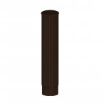 Труба водосточная Металл Профиль Престиж RR32 тёмно-коричневый D100/ 1м