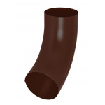 Колено универсальное Aquasystem Pural matt RAL 8017 шоколадно-коричневый 100/150